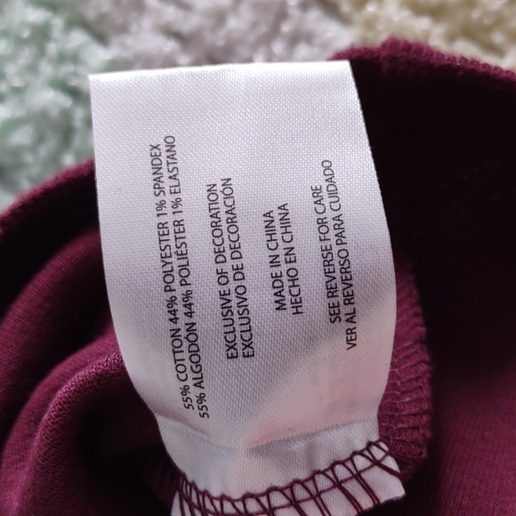 NWT Banana Republic XXL Red Textured Double Knit Crew - Picture 11 of 14